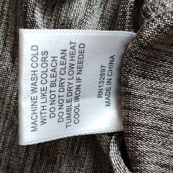 Jane and Delancey Brown & Black Short Sleeve Blouse Size Medium - Picture 7 of 7